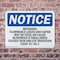 Signmission Methanol Flammable Liquid And Vapor May OSHA Notice Sign, Plastic, 10in W x 7in L, 2PK OS-2PACK-NS-P-710-L-14206 - alternate 3